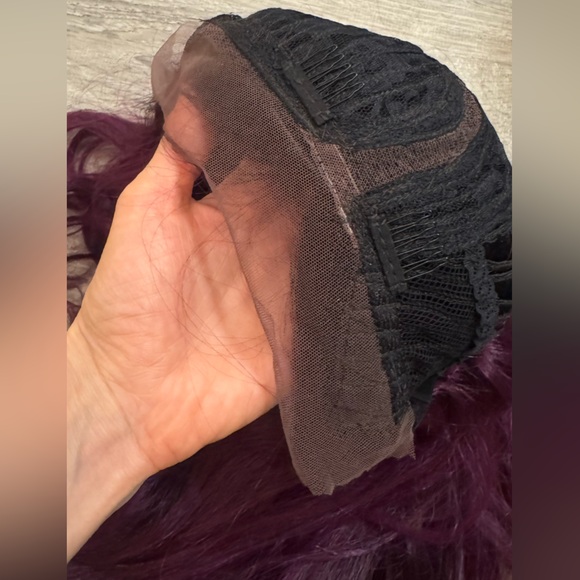 Synthetic Purple Wig - Picture 8 of 17
